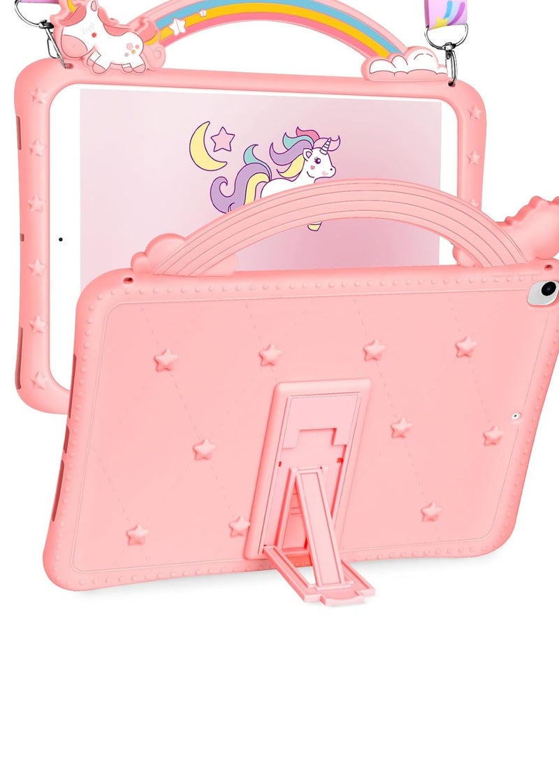 general For iPad 9th Gen/8th Gen/7th Gen Case 10.2 inch Kids Girls Cute Kawaii 3D Teenage Girls Soft Cartoon Design Female Teenager Protective Case with Stand - Image 1