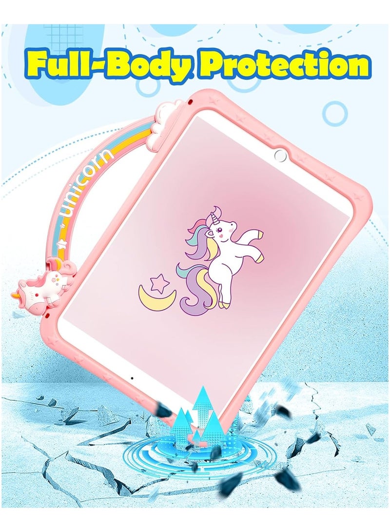 general For iPad 9th Gen/8th Gen/7th Gen Case 10.2 inch Kids Girls Cute Kawaii 3D Teenage Girls Soft Cartoon Design Female Teenager Protective Case with Stand - Image 5