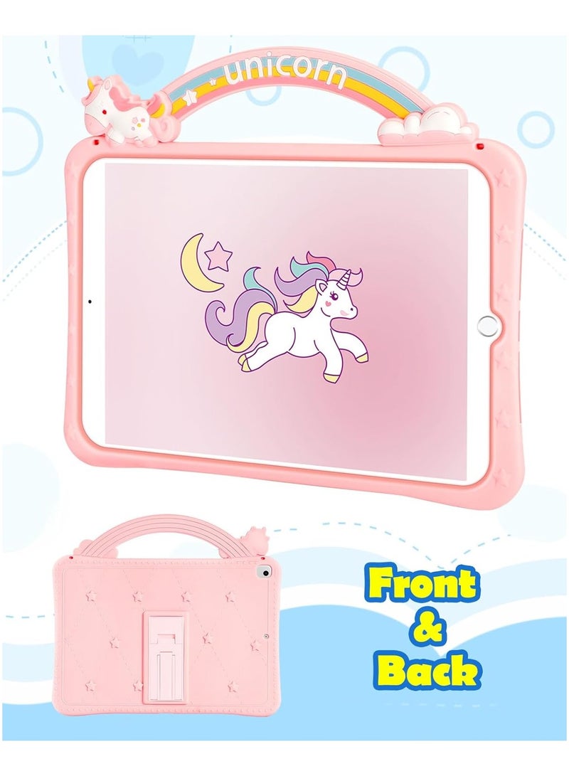 general For iPad 9th Gen/8th Gen/7th Gen Case 10.2 inch Kids Girls Cute Kawaii 3D Teenage Girls Soft Cartoon Design Female Teenager Protective Case with Stand - Image 3