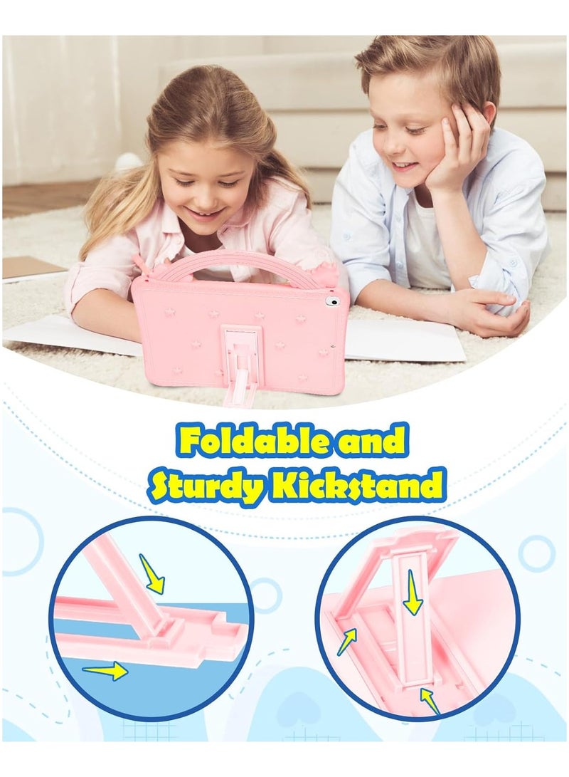 general For iPad 9th Gen/8th Gen/7th Gen Case 10.2 inch Kids Girls Cute Kawaii 3D Teenage Girls Soft Cartoon Design Female Teenager Protective Case with Stand - Image 4