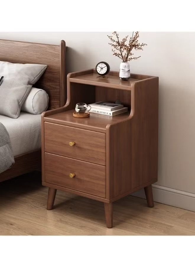 Beauenty Bedside Table Simple Modern Bedroom Nightstands Wooden Minimalist Multi-function Light Luxury Style Bedside Storage Small Cabinet - Image 1