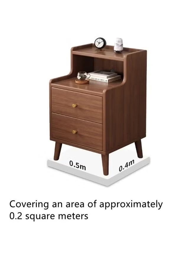 Beauenty Bedside Table Simple Modern Bedroom Nightstands Wooden Minimalist Multi-function Light Luxury Style Bedside Storage Small Cabinet - Image 4