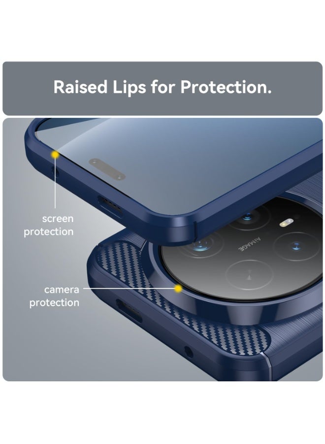 غطاء هاتف لـ Honor Magic 8، بنسيج ألياف الكربون مضاد للصدمات وحماية من السقوط بمستوى عسكري، غطاء Honor Magic 8 رفيع من TPU. - Image 5