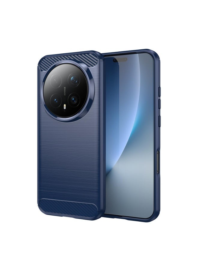 غطاء هاتف لـ Honor Magic 8، بنسيج ألياف الكربون مضاد للصدمات وحماية من السقوط بمستوى عسكري، غطاء Honor Magic 8 رفيع من TPU. - Image 1