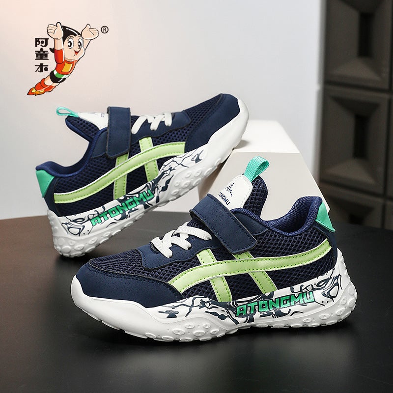 Children'S Breathable Mesh Fashion Sports Shoes Children'S White Sports Shoes Medium And Large Children'S Casual Shoes - Image 3