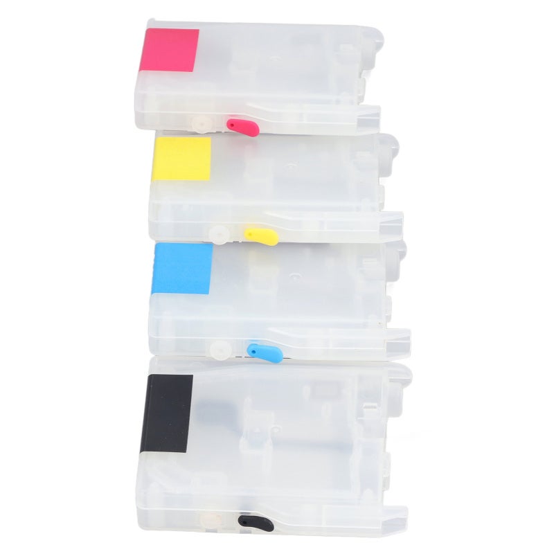 Ink Cartridge Multipack: 4 Color LC51 LC57 LC37 LC960 - Fine Clear Print Stable Ink Flow Compatible Replacement Cartridge for Brother DCP Printers for Home Office Document Photo Printing - Image 5