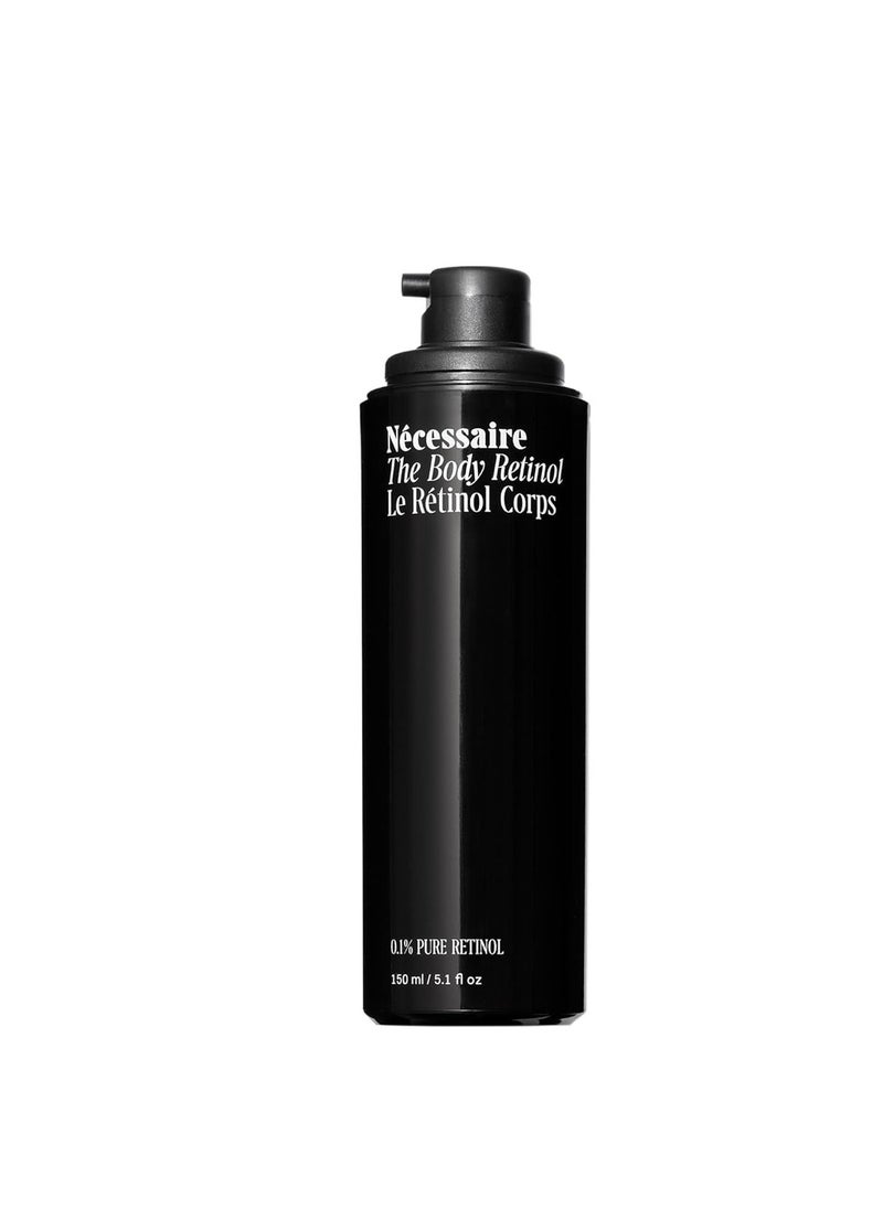Necessaire Nécessaire - The Body Retinol. Retinol Repair Serum + Retinol Body Lotion In One. Crepey Skin Treatment. Wrinkle + Line Prevention. 0.1% Pure Retinol + 10% AHA. 5.1 oz  - Image 1