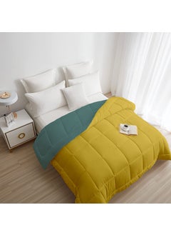 Trident TRIDENT Soft Comfort Comforter Double Bed | Quilt for Double Bed King Size | 200 GSM | 100% Micro Polyester | Comforter King Size | Blanket | Soft & Cozy (Tipsy Torquoise)  - Image 4