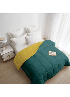 Trident TRIDENT Soft Comfort Comforter Double Bed | Quilt for Double Bed King Size | 200 GSM | 100% Micro Polyester | Comforter King Size | Blanket | Soft & Cozy (Tipsy Torquoise)  - Image 3