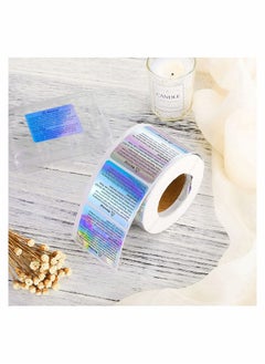 Excefore Candle Warning Stickers Label, Waterproof Candle Safety Decals with 100 Pieces Cotton Candle Wicks for Wax Melt Molds, 1.8 x 1.5 Inches 600 Pieces  - Image 2