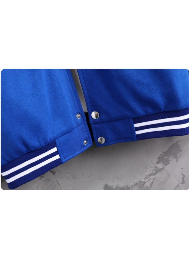 American baseball-style loose-fitting thin fall inspo high street trendy casual jacket for men and women, trendy brand for boys and girls(green) - Image 3