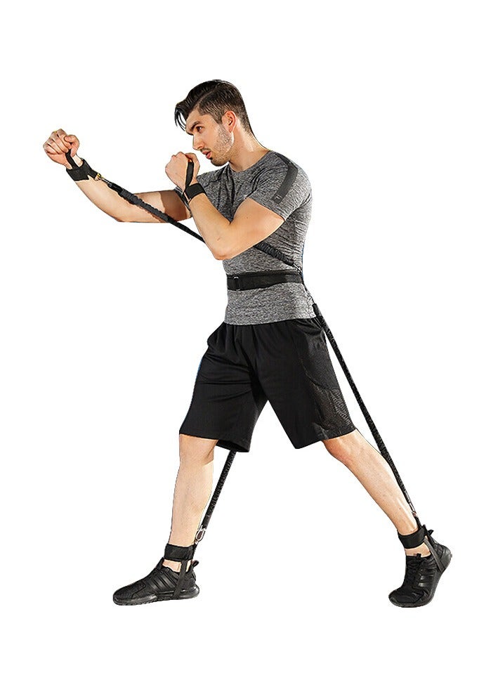 Generic Taekwondo fencing training bouncing elastic rope, fitness equipment dunk resistance rope  - Image 1