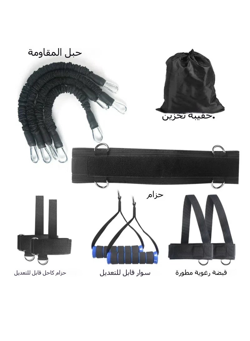 Generic Taekwondo fencing training bouncing elastic rope, fitness equipment dunk resistance rope  - Image 4