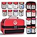 FALCON RESCUE Premium 418Piece First Aid Kit for Home Travel Camping Hiking Outdoor Emergencies TearResistant Survival Kits for Business Vehicle School MultiUse Emergency Medical Supplies - Image 1