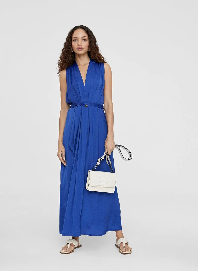Lola Casademunt Long V-neck dress