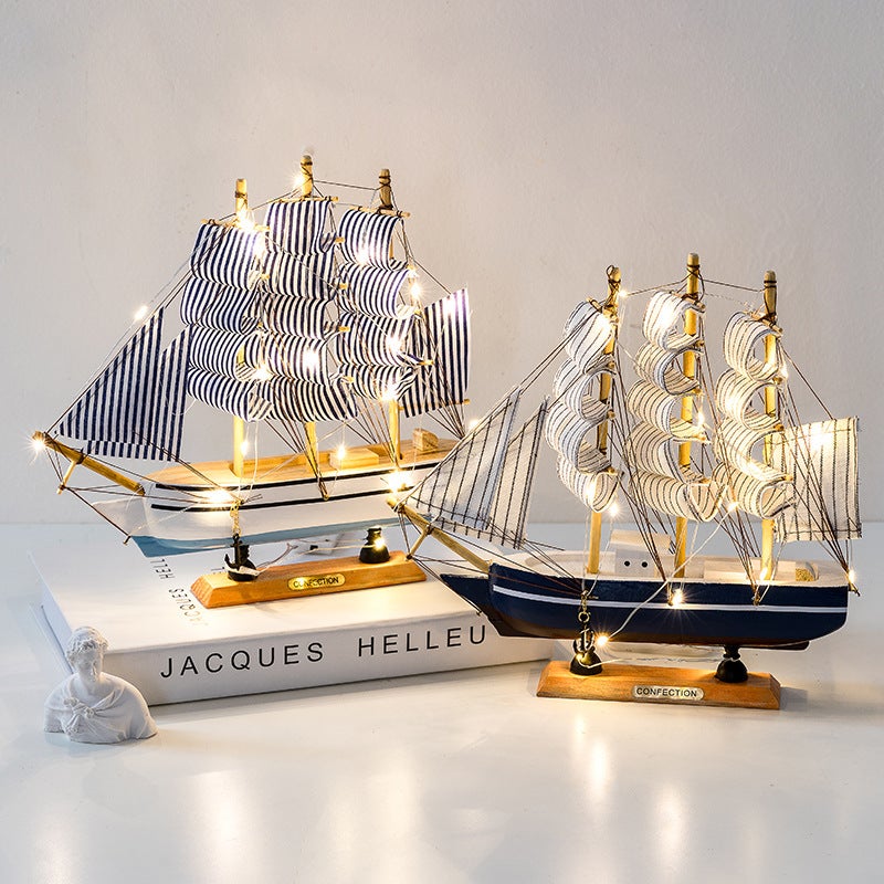 Sailing Ornaments Creative Home Craft Decorations Living Room Tv Wine Cabinet Graduation Gift Office Desktop Small Decoration - Image 2