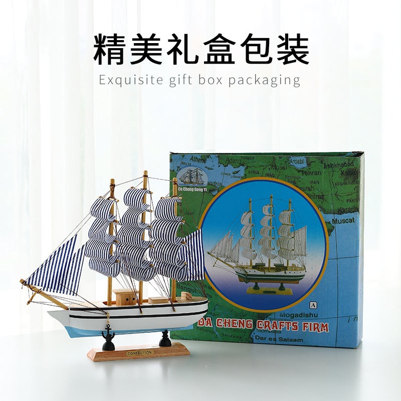 Sailing Ornaments Creative Home Craft Decorations Living Room Tv Wine Cabinet Graduation Gift Office Desktop Small Decoration - Image 3