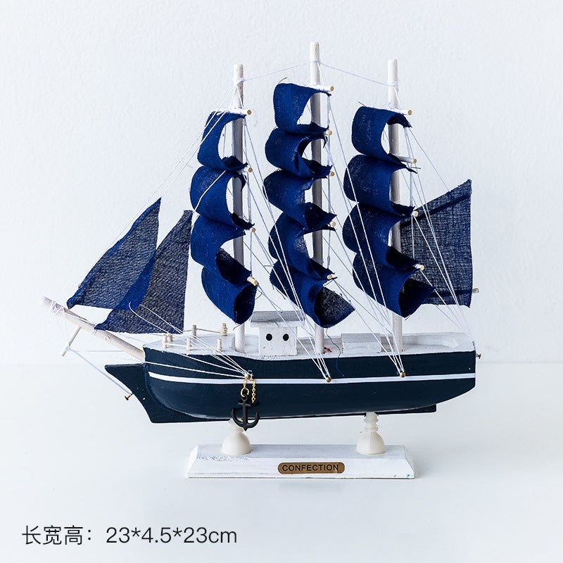 Sailing Ornaments Creative Home Craft Decorations Living Room Tv Wine Cabinet Graduation Gift Office Desktop Small Decoration - Image 1