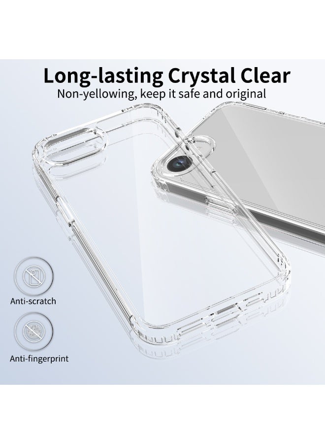 NIBEMINENT Transparent And Scratch Resistant Protective TPU Case Cover For iPhone 16 Plus, Berg Crystal - Image 2