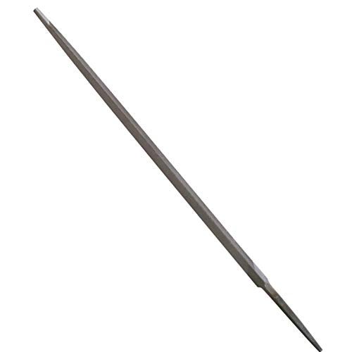 Nicholson Triangular Double Extra Slim Taper Hand File Without Handle, Single Cut, American Pattern, 6" Length - Image 2