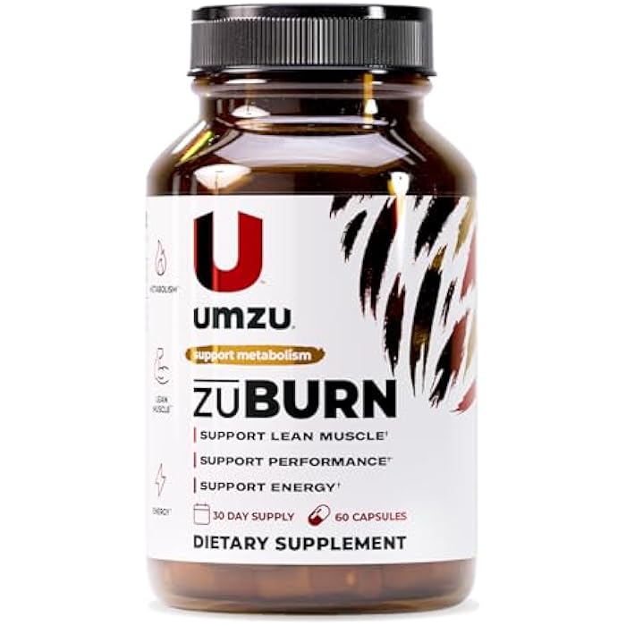 UMZU مكمل دعم الطاقة UMZU ZuBurn - إمداد لمدة 30 يومًا - كافيين، ميتوبورن، كابسيمكس، حبوب الجنة، B6 و B12 - يدعم الطاقة اليومية والتركيز ونمط الحياة النشط - cGMP، تم تجميعه في الولايات المتحدة - Image 1