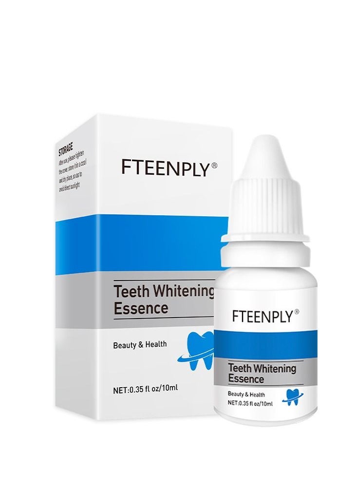 FTEENPLY - Teeth Whitening Essence Removes Plaque Stains Tooth Bleaching Cleaning Serum White Teeth Oral Hygiene Tooth Whitening 10ml - Image 1