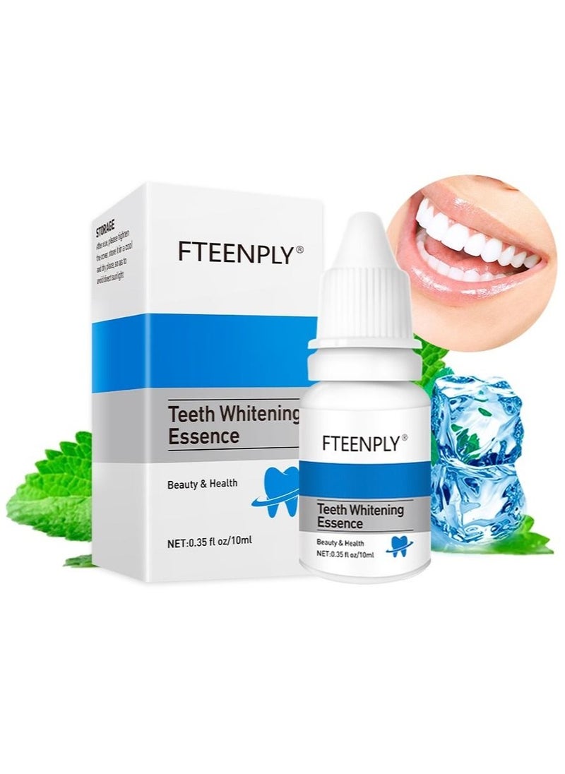 FTEENPLY - Teeth Whitening Essence Removes Plaque Stains Tooth Bleaching Cleaning Serum White Teeth Oral Hygiene Tooth Whitening 10ml - Image 1