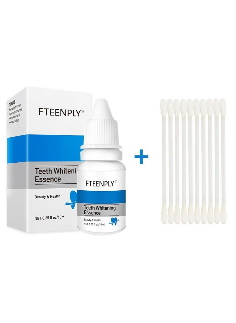 FTEENPLY - Teeth Whitening Essence Removes Plaque Stains Tooth Bleaching Cleaning Serum White Teeth Oral Hygiene Tooth Whitening 10ml - Image 1