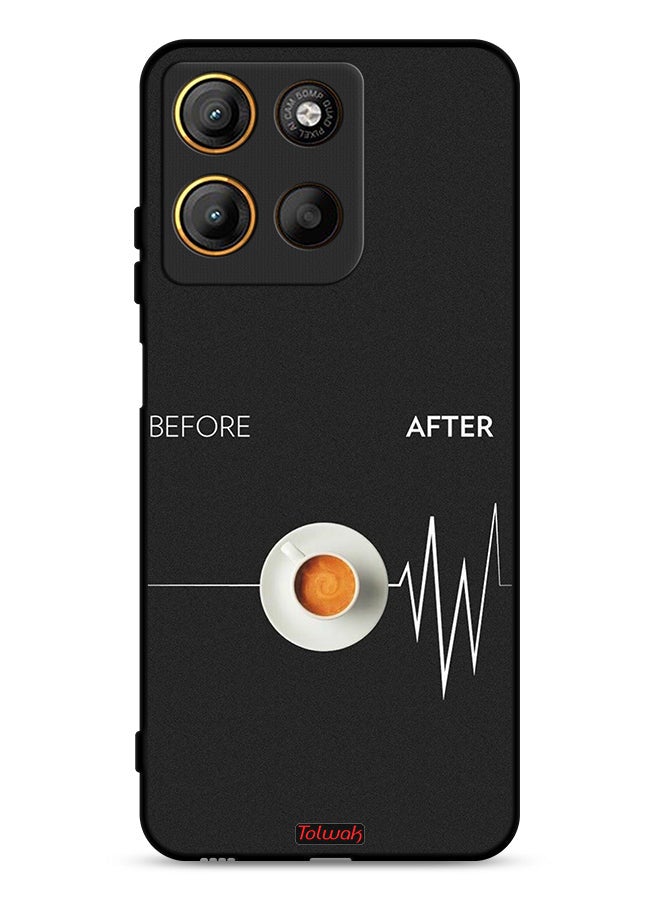 Tolwak Motorola Moto G15 Protective Case Cover Before After