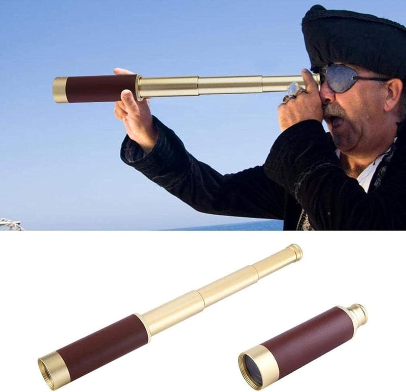 Monocular Telescope, 25x30 Retro Waterproof Fogproof Portable Mini Outdoor Handheld Telescope, High Power HD - Image 4