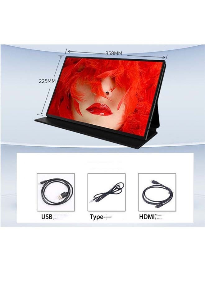 Portable Monitor 15.6inch 1080P FHD USB-C, HDMI Computer Display HDR IPS Gaming Monitor