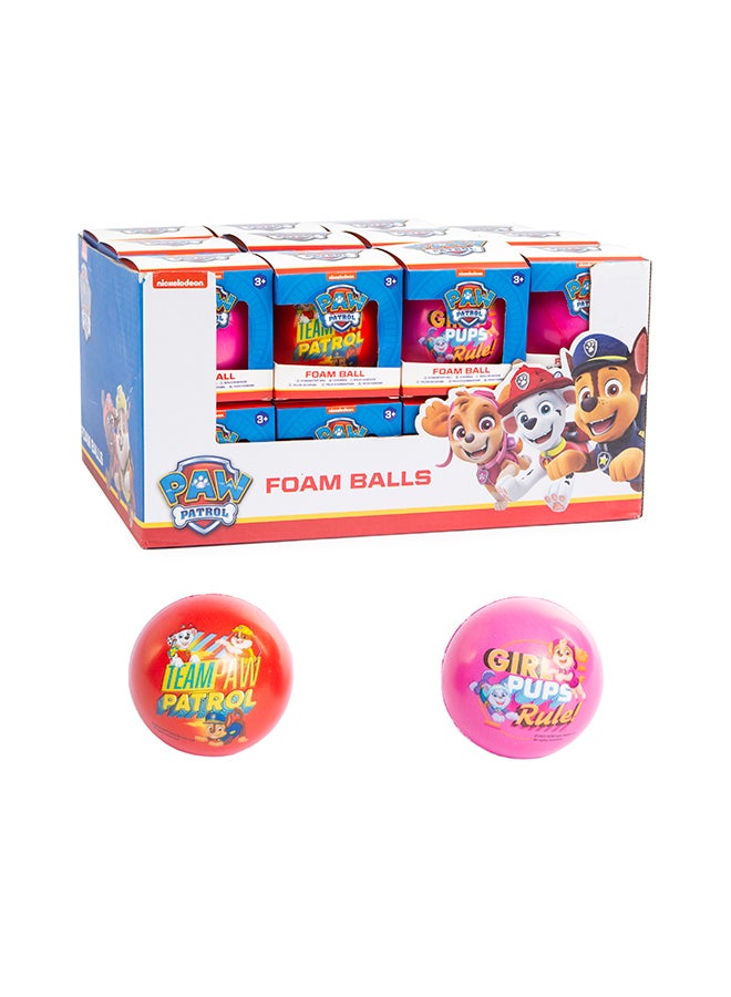 RMS Paw Patrol Foam Ball 2 Asst – Fun Kids Toy, Interactive Playtime & Gift Item - Image 1