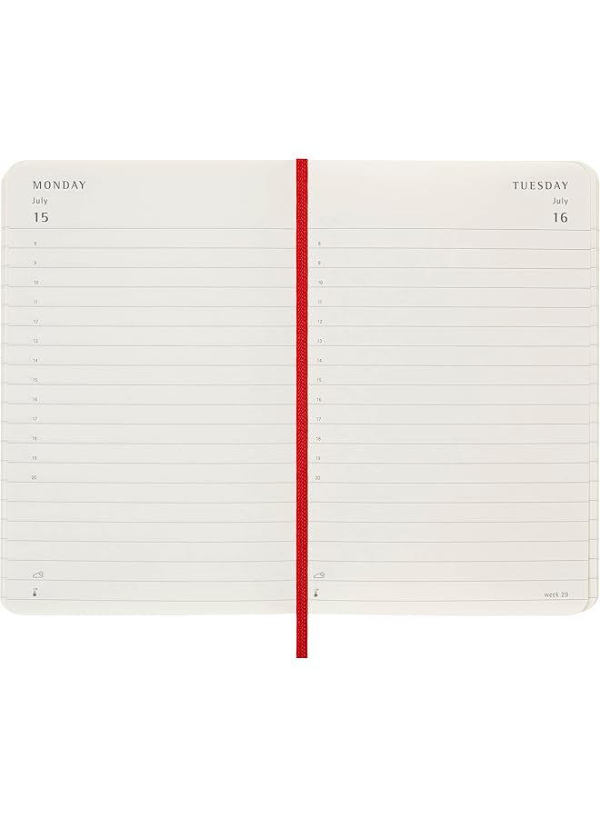 موليسكين دفتر ملاحظات يومي بغلاف ورقي لمدة 12 شهرًا لعام 2024 - Image 4