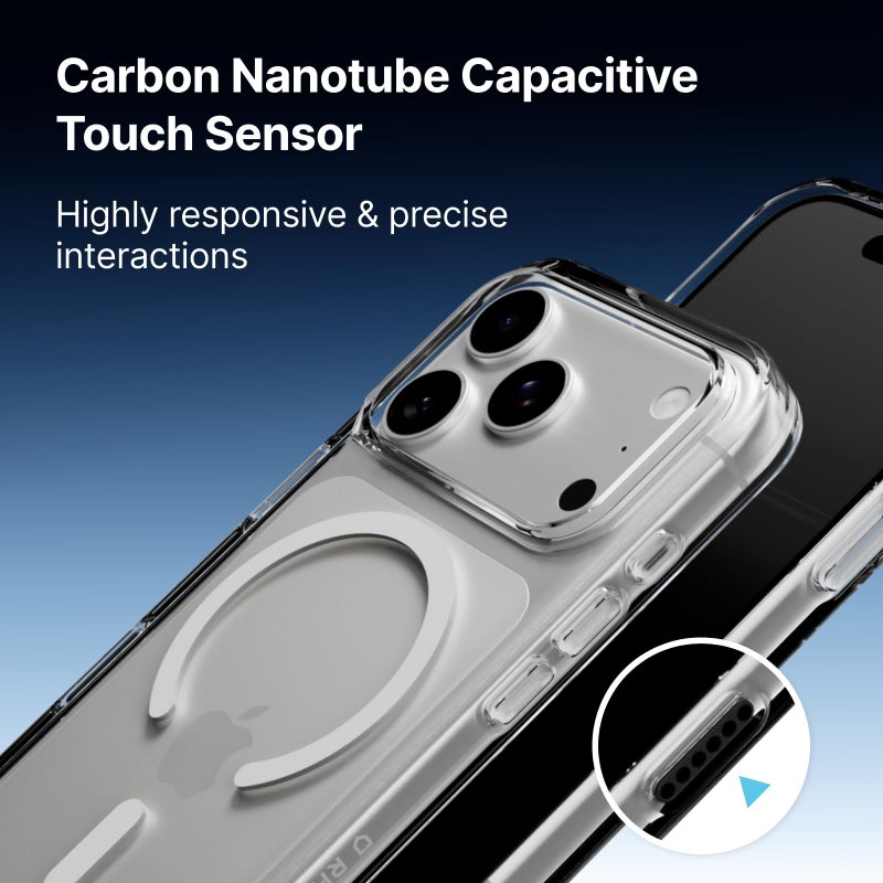 RhinoShield Phone Case Compatible with MagSafe for iPhone 17 Pro Max | Clear - Anti-Yellowing, High Transparency, Superior Magnetic, Shockproof with Military Grade Drop Protection - Transparent - Image 5