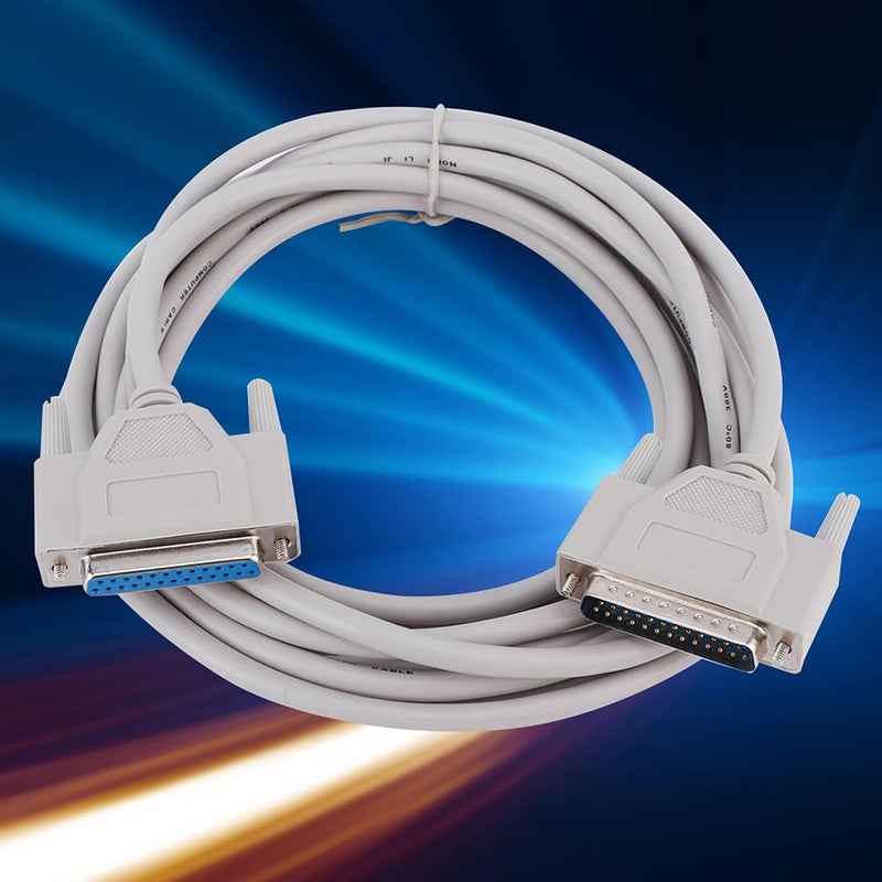 Printer Extension Cable, 25 Pin DB9 Male to Female Parallel Extension Cable, Male Female Extented Cables for Mach3 Engraving Machine - Image 5