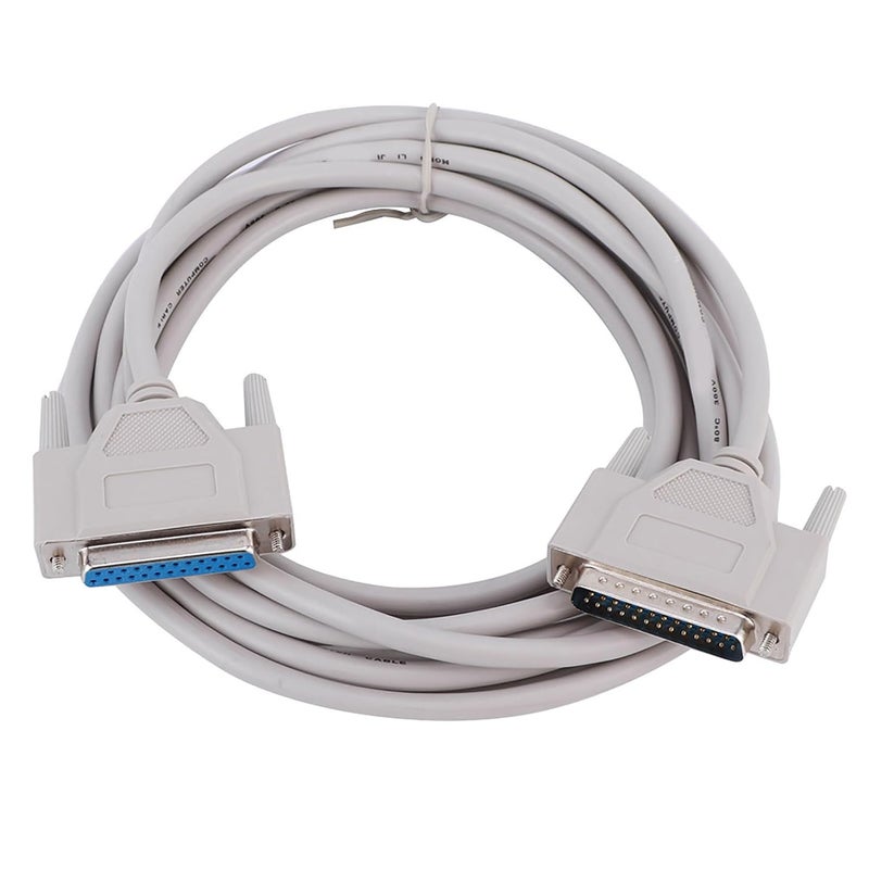 Printer Extension Cable, 25 Pin DB9 Male to Female Parallel Extension Cable, Male Female Extented Cables for Mach3 Engraving Machine - Image 1