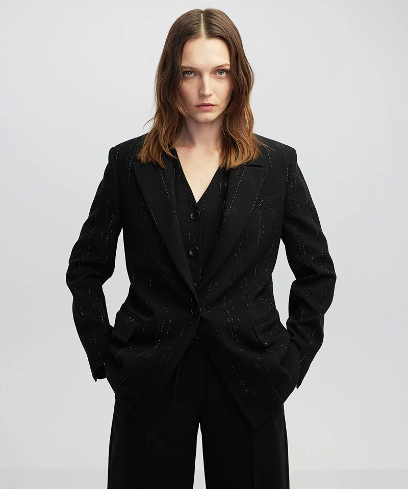 Ipekyol Rhinestone Blazer
