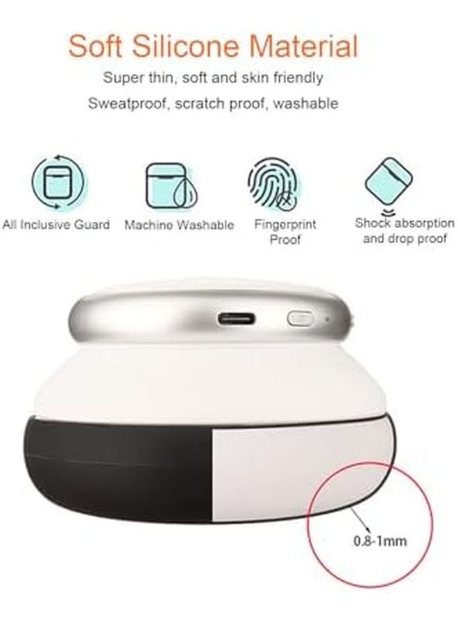 Silicone Ear Pads Cushions and Headband Cover for Space Q45 Q35 Q30 Headphones - Image 4