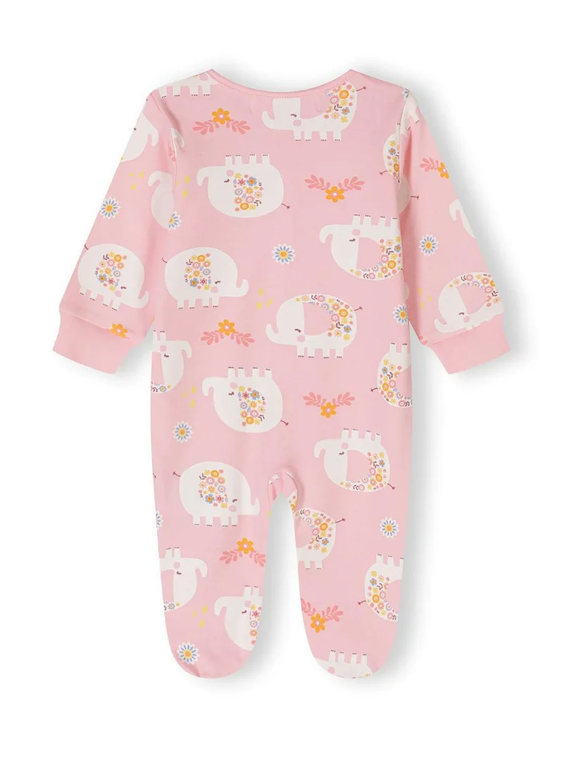 MINOTI 2-Pack Baby Sleepsuits with Full-Length Snap Closures