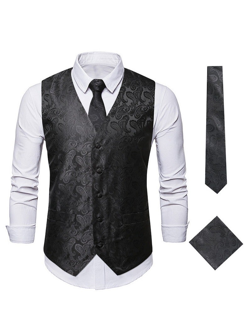 KUYING New Fashionable Casual Men's Suit Vest  - Image 1