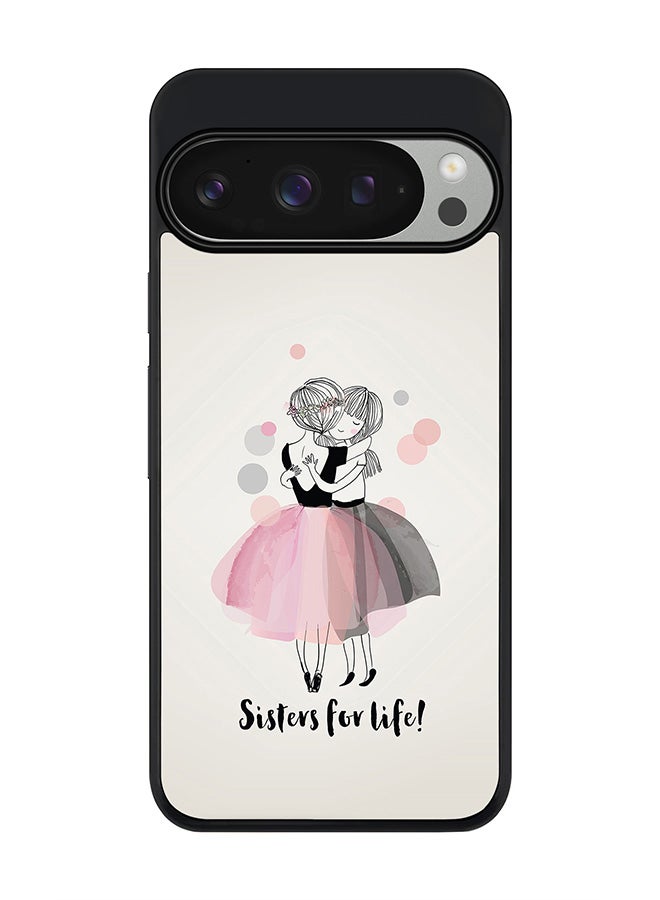 Stylizedd For Google Pixel 9 Pro Case,Slim fit Camera Protection, Shockproof Thin Phone cover - Sisters For Life! - Image 1