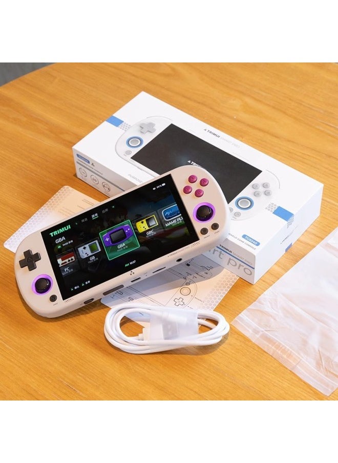 TRIMUI SMART PRO Game Console GBA Open Source Handheld PSP Arcade Retro Classic FC Red And White Machine Cross-border-Product Color:Standard Version [without Card] No Games-Model:Gray [Chinese Version] 〕