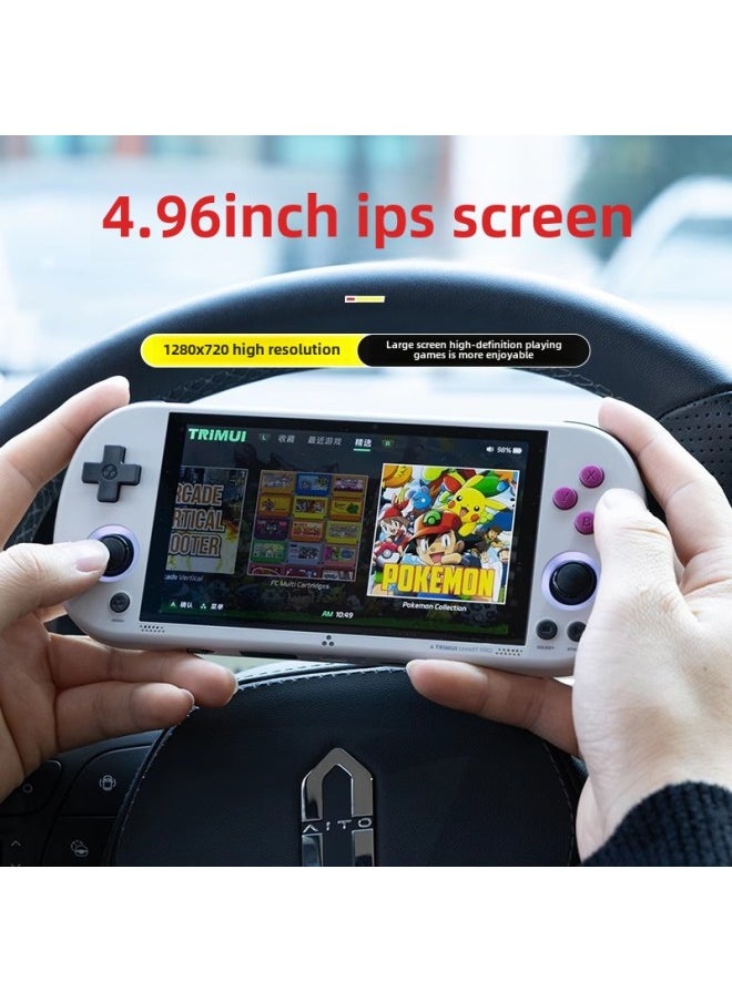 TRIMUI SMART PRO Game Console GBA Open Source Handheld PSP Arcade Retro Classic FC Red And White Machine Cross-border-Product Color:Standard Version [without Card] No Games-Model:Gray [Chinese Version] 〕
