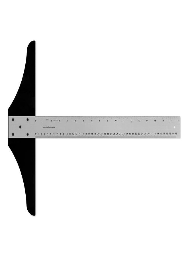 Ludwig Precision Heavy-Duty Aluminum T-Square for Art, Framing & Drafting, 18-inch - Image 1