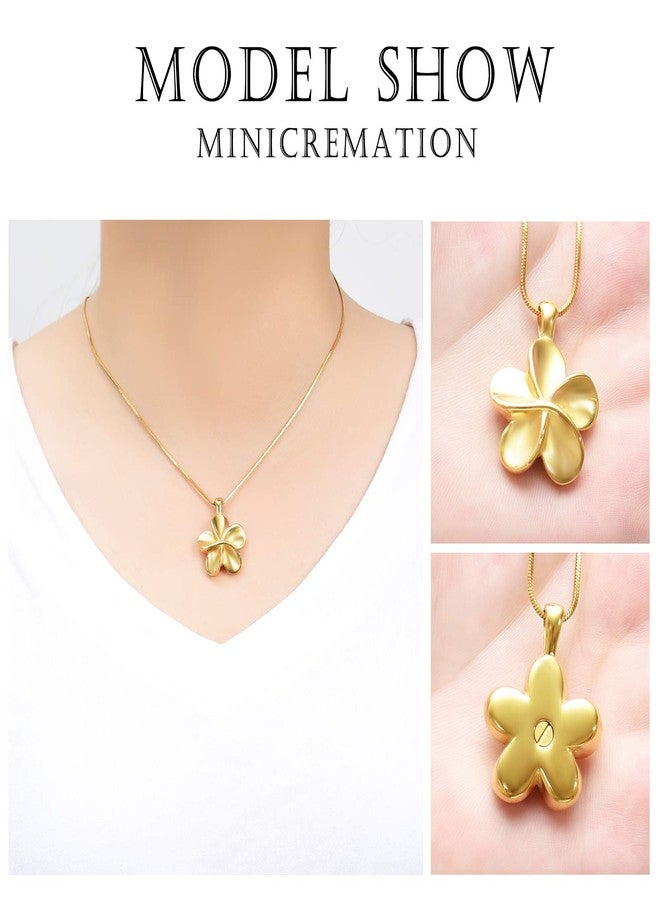 Minicremation Flower Cremation Ashes Jewelry Cremation Necklace Memorial Locket for Ashes Keepsake Urn Pendants for Women/Men - Image 4