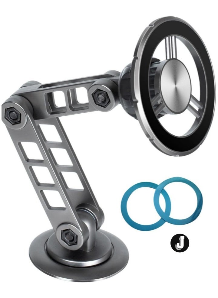 JAJEEK "360° Rotatable Folding Car Phone Holder – Adjustable Hands-Free Mount for Car Vent & Desk Use" - Image 1