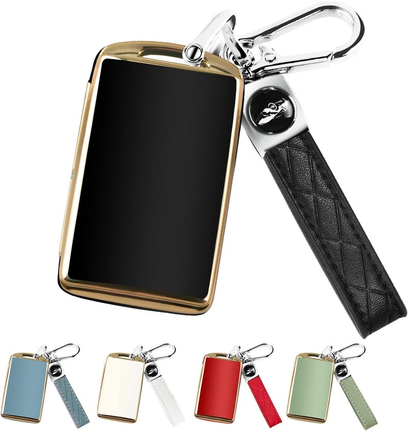QBUC for Mazda Key Fob Cover Case with Keychain for 2019-2023 Mazda 3 6, Mazda 3 Hatchback, 2020-2023 Mazda CX-5, CX-9, CX-30 - Image 1