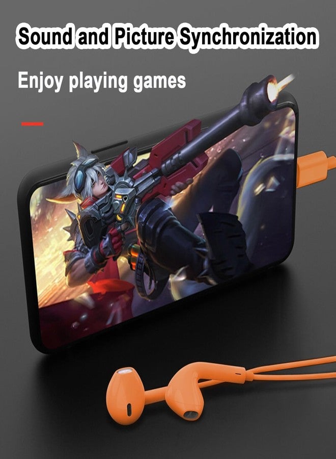 CASE LOGIC 2 Packs USB C Headphones for iPhone 16/15 Phone Earbuds with Microphone & Volume Control HiFi Stereo Type C Earphones for Galaxy S23/S22/S21/S20/Ultra Note 10/20, for Pixel 7/6/6a/5/4,for OnePlus 9 8 - Image 2