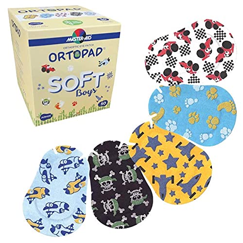 Ortopad Ortopad® Soft Bamboo Boys Eye Patches, 50/Box (Junior Size, 0-2 yrs) Textured Accents 