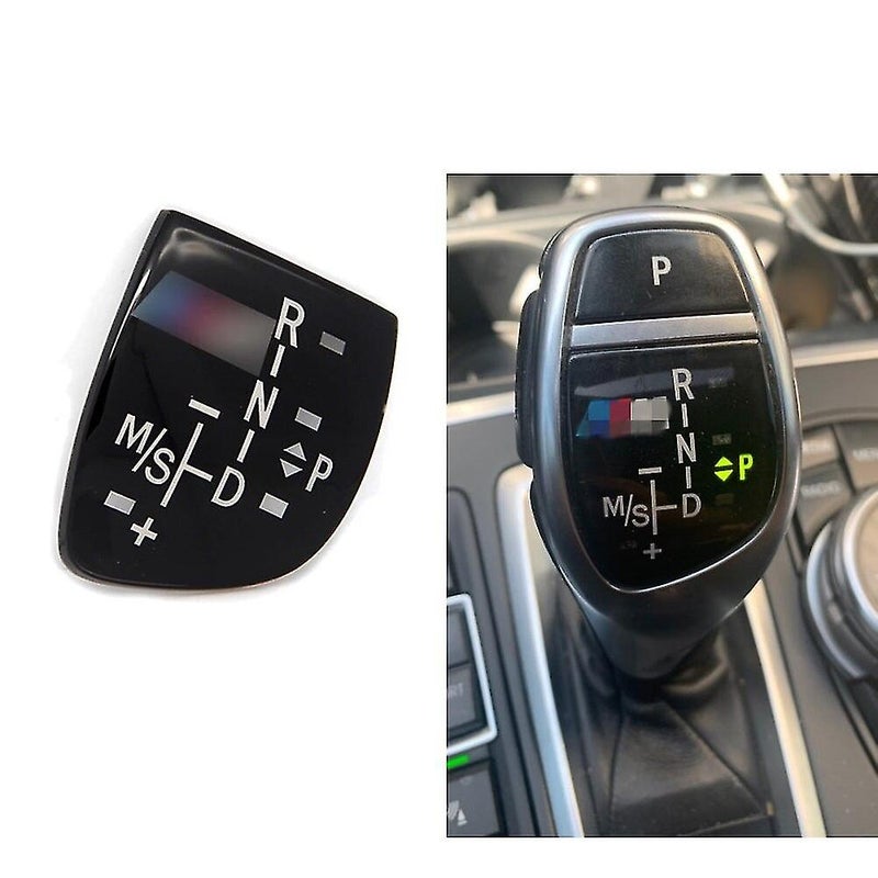 Car Shift Knob Panel Gear Button Cover Emblem M Performance Sticker For Bmw X1 X3 X5 X6 M3 M5 F01 F10 F30 F35 F15 F16 F18 Colour: Short Model - Image 1